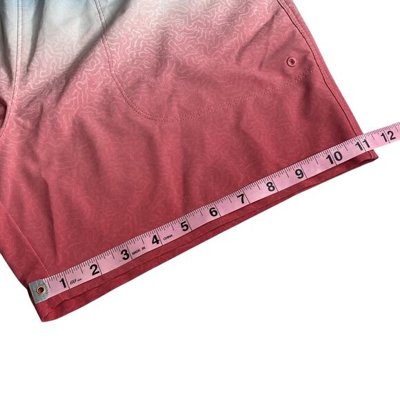 Columbia PFG Boardshorts Blue Mens Swim Trunks Zippered Pocket Large Vacation - Picture 14 of 15